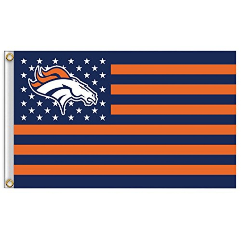 Denver Broncos American 3x5 Foot Flag